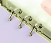 A6 Wodoodporny Przezroczysty Torba Dokumentowa Zipper Pull Side Wewnątrz Notebook 6 Otwór Loose-Leaf Torba Torba do przechowywania