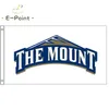 NCAA Mount St. Mary's Mountaineers Flag 3*5ft (90cm * 150cm) 폴리 에스테르 깃발 배너 장식 플라잉 홈 가든 플래그 축제 선물