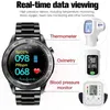 Smart Watch Hommes GPS Track Enregistrement Sport Fitness Tracker Touch Touch Température Moniteur cardiaque Récompense cardiaque Smartwatch pour Huawei Xiaomi