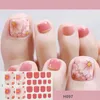 22 Dicas Glitter Série Pó Lantejoulas Moda Toe Nail Art Adesivos Coleção Manicure DIY Nail Strips Tiras Wraps for Party Decor