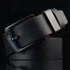 Bomboniera PD001 Cinture da uomo in pelle PU moda con fibbia ad ago Cintura casual per uomo Marrone Nero Caffè 3 colori