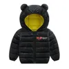 Hiver Boys Space Baby Baby Down Veste garçons filles veste chaleureuse manteaux en coton veste pour enfants LJ201202