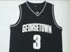 Custom Allen Iverson #3 Georgetown Hoyas Black College Jersey Sydd Anpassa valfritt nummer Namn Män kvinnor Youth XS-5XL