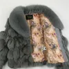 ETHEL ANDERSON Luxury Genuine Real Fur Jackets&Coats With Collar For Ladies Short Outerwear In Garments 211220