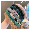 Crystal Hoofdband Vrouwen Meisjes Luxe Glanzende Hoofdbanden Mode Handgemaakte Haarband Diamant Haar Hoop Haaraccessoires Haarband Sieraden 218 K2