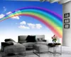 Custom Romantic Rainbow 3d Wallpaper Living Room Bedroom Beautiful Scenery Decoration Mural Wall Covering TV Background Painting