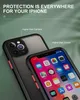 Armor Contrast Color Transparency Military Shockproof Phone Cases for iPhone 14 13 12 Mini 11 Pro Max 6 7 8 Plus XR XS X Premium Quality Clear Cellphone Cover