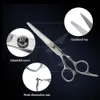 Professionell hårklippande sax i rostfritt stålkantfrisörsaxar för elegant frisyr perfekt för frissalong och hemanvändning