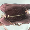 패션 여성 버킷 핸드백 고품질 가죽 프린트 격자 무늬 오래된 꽃 숄더백 휴대용 드로우 스트링 메신저 가방 5 색 22x26x14c