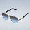 2022 hot selling fashion Square Sunglasses UV400 Women men 2021 Luxury Classic Male Sun Glasses brand metal Sunglasses