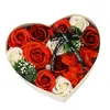 Parti Yapay Gül Çiçekleri Hediye Kutusu Sabun Çiçek Buket Kalp Sevgililer Günü Noel Hediye Seti Yeni Yıl Dekor