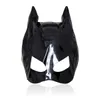 Massage Cosplay Adult Sexy Love Games Fin Patent Leather Mask Sexy Toys for Woman Fetish Mask Bondage Hood Erotic Sexy Products