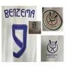 Home Textile Supercopa de Espana Final Modric Maillot Match Worn Player إصدار Benzema Vini Jr Asensio Marcelo Name Name Nume Soccer Patch Badge