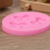 Tårta mögel bowknots blomma 3d fondant mögel silikon tårta dekorera verktyg choklad tvål stencils kök bakning tillbehör