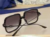 Link1 sunglasses fashion designer women Simple plate square frame glasses IP plating matte black metal arm top quality UV400 Protection