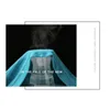 와플 투명 목욕 가운 남성 여름 얇은 가운 샤워 여성 격자 무늬 드레싱 가운 무릎 길이 통기성 나이트 게운 홈 천을 201111
