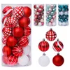 30pcslot Christmas Balls Decorations Glitter Tree Ornament Toys Xmas Gifts Hanging Decorative Decor Y201020