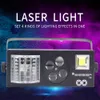 DJ Sprzęt 4 IN1 Laser Lighting Wzór stroboskopowy Butterfly Derby DMX512 LED Lightinglamp Disco KTV Stage Light Funkcja 257H