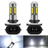 2PCS H27 LED 881 LEDバルブH27W2カーフォグライトフロントヘッドドライビングランピングランプAuto 12V H27W2 H27W LED White 880 H14088090