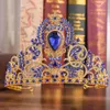 2021 새로운 빈티지 Baroque 신부 Tiaras 액세서리 댄스 파티 워드 워터 크리스탈 웨딩 Tiaras 및 크라운 1921