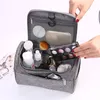 Kosmetisk väska dubbel blixtlås kvinnor kosmetisk fall reseorganisatör bärbar kosmetiker viktiga damer makeup väskor paket y200714