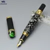 Alta Qualidade Jinhao Marca Dragão Relevos de Forma e 18k Iraurita Nib Caneta Clássica Pen Negócios Material de Escritório Escrevendo Penas de Tinta Suave