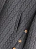 여성용 양모 블렌드 2021 여성을위한 긴 코트 봄 가을 느슨한 캐주얼 후드 자켓 대형 대형 플러스 크기 의류 회색 빨간색 manteau f