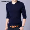 Marka Coodrony Sweter Men Knitwear Pull Homme Streetwear Classal Casual V-Neck Pullover Men Autumn Win Woolen Swaters LJ200916