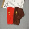 Yellow Parrot Sweaters rood/bruin voor kinderen jongens meisjes herfst LJ201216