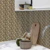 3D auto-adesivo imitação de tijolo adesivo de parede sala de estar restaurante casa de banho quarto quarto tv fundo decoração 30x30cm