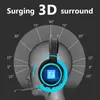 Oyun Kulaklıkları Mikro Surround Sound Sound Sound USB ile Oyun Kulaklıkları PC dizüstü bilgisayar için renkli ışık kablolu kulaklıklar17334699