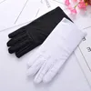 Five Fingers Gloves Male Spandex High Elasticity Increase Thickening Thin White Command Men's Sports Etiquette Sun Protection Gloves1