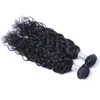 Braziliaanse watergolf haarbundels 2 pc's 8-30 inch natuurlijke kleur onbewerkte menselijke haarweefsels voor vrouwen