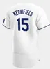 Baseballtröjor 2022 Anpassad 7 Bobby Witt Jr. 13 Salvador Perez Jersey Whit Merrifield Andrew Benintendi George Brett MJ Melendez Nicky Lopez Hunter Dozier