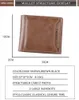 Hot Sale Wallets For Men With Coin Pocket Wallet Id Card Holder Clutch With Zipper Vintage Credit Card Wallet With Coin Bag Gift