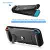 الحالات الخاصة بـ Nintendo Switch Console Console Rockproof Shell Silicone Silicone TPU Case NS Base Base Mount Mount Stand FU2936205