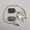 Mise à niveau des micros Humbucker magnétiques noirs 12, conducteur 4C avec faisceau de câbles pour guitare Gibson, 1 ensemble