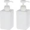 450 ml navulbare lege plastic zeepdispenser fles pomp flessen voor cosmetische shampoos bad douche vloeibare lotion