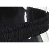 [EAM] femmes noir croix pansement court Blazer nouveau revers à manches longues coupe ample veste mode marée printemps automne 1T126 201114