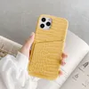 New crocodile leather mobile phone cases card iPhone12promax case 13/11mini half bag leather X tide brand personality 7plus for men and women