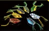 1 pc 5 cm 10g żaba przynęty przynęty połowów Treble Hooks Top Water Ray Frog Sztuczne Minnow Crank Mocna Sztuczna miękka przynęta