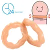 NXY Cockrings 2 tagli maschio prepuzio correttore resistenza anello silicone pene s ritardo eiaculazione giocattoli adulti del sesso per gli uomini DailyNight 2079265