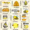 50 PCS Cute Bee Sticker Toys for Kids Gift Cartoon Honey Insect Animal Stickers to DIY Laptop Phone Fridge Kettle Bike Car Decal