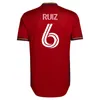 2022 Real Soccer Jerseys Player Versie Zout Kreilach Wood Ruiz Meram Cordova Blij MacMath Lake Home Football Shirt Herrera Short Mouw Uniformen