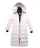 Chaqueta de plumón para mujer, Parkas con cuello de piel de mapache Real, abrigos de pato blanco, abrigo de moda para mujer