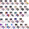 Na063 10 Roller Starry Sky Nail Folds Holografisk överföring Vattendekaler Nail Art Stickers 4 * 120cm DIY Image Nail Tips Dekorationsverktyg