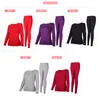 Ориентируя 2 шт / комплект длинные Джонс для мужского женского теплого теплового белья одежда мужчины женщина зима плюс размер L- 6XL термический костюм 201113