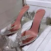 2021 estate sandali di cristallo in PVC trasparente donna strass farfalla tazza tacco alto scarpe da festa da donna pompe sandali con tacco alto da passerella