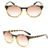 Óculos de sol feminino colorido óculos de leitura homem gradiente cinza lente anti uv400 óculos retro redondo quadro 10152025307056087