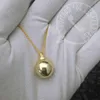 Chaînes 2022 Original 1:1 en argent Sterling Tif collier boule de haute qualité pour dames fête de mariage exquis luxe bijoux cadeau